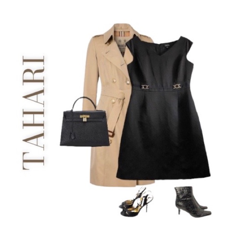 Beautiful little black Tahari dress, sz 12